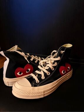 Converse CDG Black Sneakers